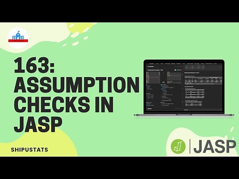 163: Assumption checks in JASP