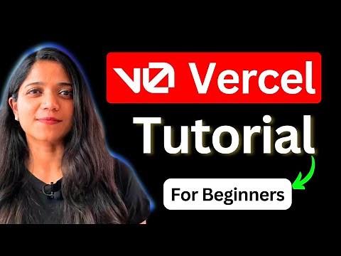 V0 Vercel AI Tutorial | Build A Web App Using AI for Beginners (Step by Step)