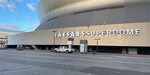 Construction fire reported in walls of Superdome, NOFD says