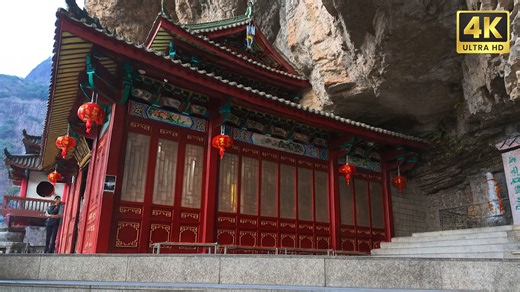 Exploring Ancient Cliffside Temple in China – China 4K