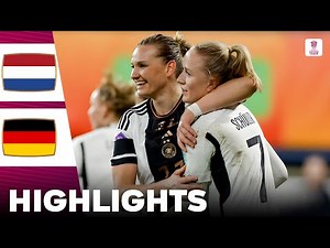 Germany vs Netherlands | Highlights | UEFA Women's Nations League Third Place 28-02-2024