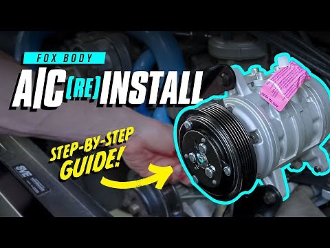 Deleted A/C on a Fox Body Mustang? Here's how to reinstall it! | Step-by-step Guide