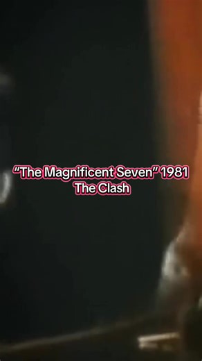 “Released in 1981, ‘The Magnificent Seven’ showed The Clash breaking boundaries — mixing punk attitude with funk grooves and early hip-hop vibes.” #theclash #themagnificentseven #postpunk #80s #80shits