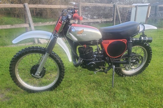 No Reserve: 1975 Honda CR250M Elsinore