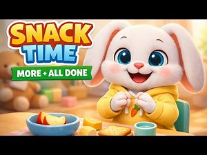 Snack Time & Baby Sign Language for Toddlers | Little Funny Bunny: Hungry Hands Ep. 2