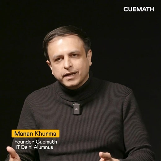 Our founder, Manan, an IIT Delhi alumni, is the master mind behind our research backed unique learning methods, which helped 200k students thrive in maths over a decade. With expert tutors, an engaging platform, and school-aligned classes, maths becomes a lifelong strength for your child! | Cuemath