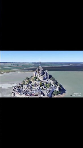 空から見る世界遺産 モンサンミッシェル