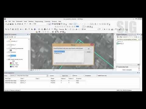 Tutorial ARCGIS Cap.15-03 Topología Edición errores polígonos