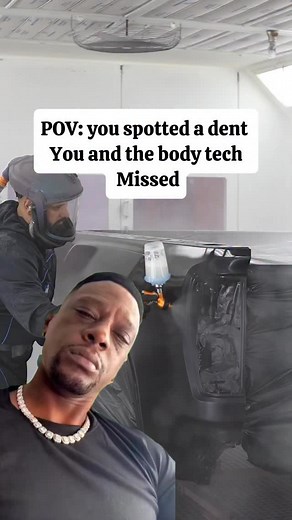 This happens 😆. Good thing @hacker_in_the_shop showed me how to use PDR rods and glue tabs 😆😆. Quick push and it never happened 👏🏽 . . . #autobody #refinish #refinishkulture #refinisherlife #refinishfamily #swrefinish #refinisherfamily #refinishtechnicians #ultra9k #sagola | Olie Olie Paintz