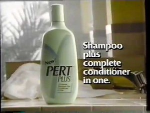 1987 *New* Pert Plus Shampoo and COnditioner TV Commercial