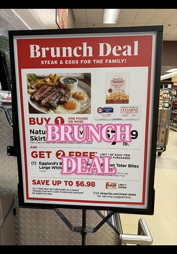 ShopRite Skirt Steak Deal: FREE Eggs & Tots!