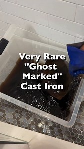 11K views · 583 reactions | This mid-19th century Findlay Fry Pan contains the faint logo and markings of another foundry’s brand. A “Ghost Mark”! The rare occurrence when molds were “borrowed” or sold between foundries. The old logos were ground down, but still appeared as ghostly marks. This was a fun one to restore. History! #castiron #vintage #restoration #ghosts | Cast That Iron | Facebook