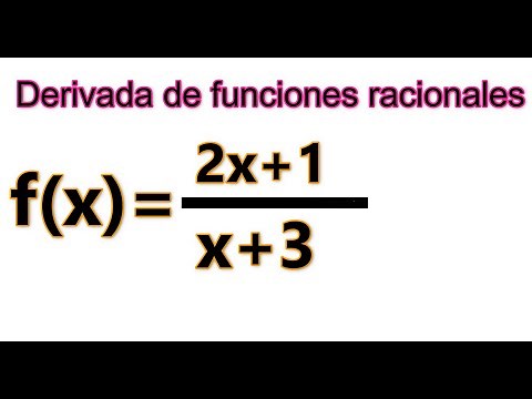 Derivatives of rational functions - Example 1