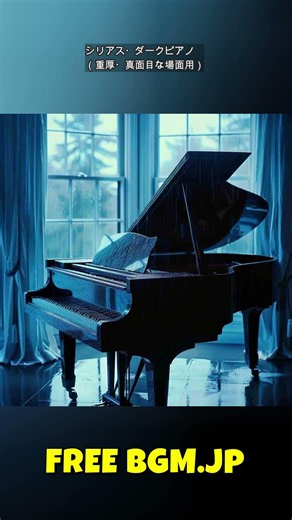 フリーBGM｜シリアス・ダークピアノ（重厚・真面目な場面用）🎹https://www.freebgm.jp/ #フリーBGM #ダークピアノ #シリアスBGM #映像音楽 #考察動画BGM