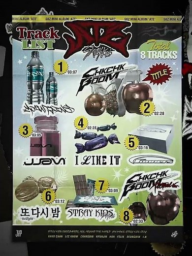 Stray Kids "ATE" TRACK LIST