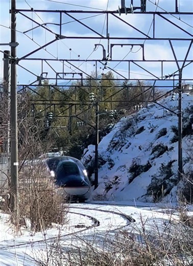 山形新幹線撮影記録 - 雪景色の中で