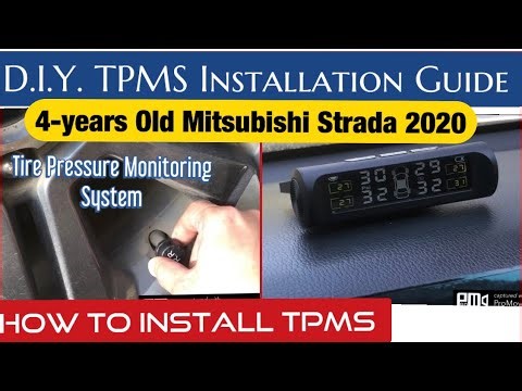 How to install TPMS (Tire Pressure Monitoring System) by D.i.Y. #triton2024 #trending