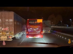 VOLVO BUS HIGH SPEED CHASING AND DANGEROUS DRIVING 😱