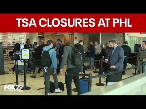 3 TSA checkpoints now closed at Philadelphia International Airport