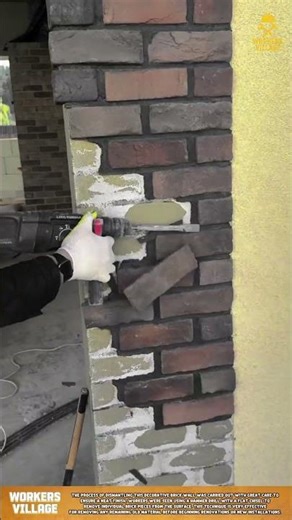 How to Remove Brick Veneer Fast | Rotary Hammer Drill Demo