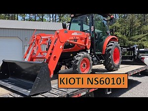 Kioti NS6010 HST Cab delivery, walk around, test drive, upgrades, & more!