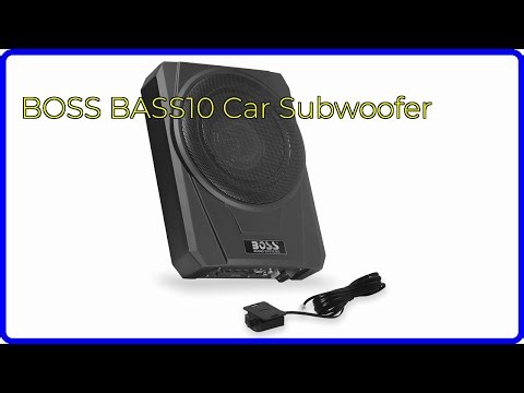 REVIEW (2026): BOSS BASS10 Car Subwoofer. ESSENTIAL details.
