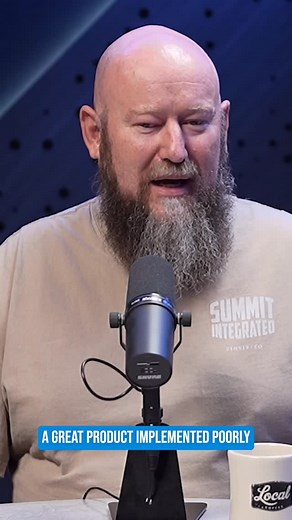 A great product installed poorly will always lose to a decent product done WELL. Design beats hype — every time.  Join the convo on our YouTube channel — YouTube.com/summitintegrated | Summit Integrated Systems | Facebook