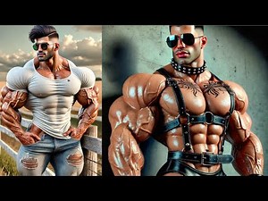 AI Beautiful Muscle Hunks