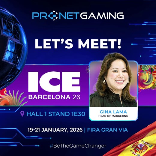 📢 If you’re heading to ICE Barcelona, meet our Head of Marketing, Gina, to talk about the new Pronet Gaming website, our brand refresh, and how clear positioning supports operator growth 📈 See you in Barcelona! 🇪🇸 #BeTheGameChanger | Pronet Gaming
