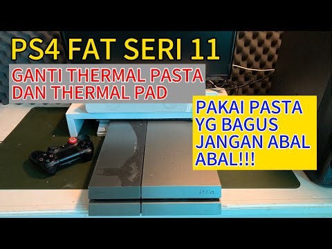 PS4 FAT SERIES 11 REPLACE THERMAL PASTE: REPLACE PASTE PROCESS OF DISASSEMBLY UNTIL REPLACE PASTE