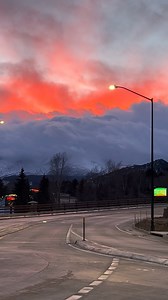 Winter in Estes Park brings big wind, yes... It also brings incredible cloud formations and truly stunning sunsets. We were in awe of this one tonight! | Estes Park News, Inc.