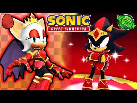 Ruby Style Rouge & Ruby Style Shadow Showcase! (Sonic Speed Simulator)