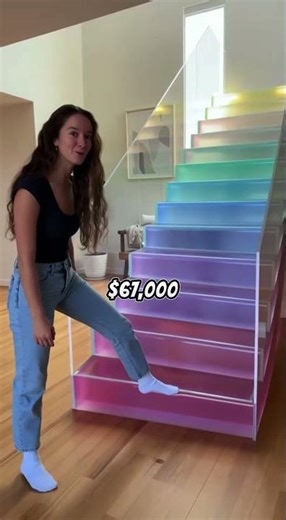 This Staircase Is Made of Jelly 😲