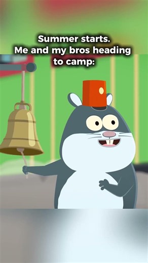 Summer starts. Me and my brother heading to camp: #thefixies #animation #cartoon #kidscartoon