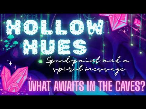Hallowed Hues: Glowing Crystal Grotto 💎