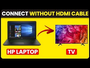 How To Connect HP Laptop To TV Without HDMI Cable (Cast HP Laptop Screen To TV Without HDMI)