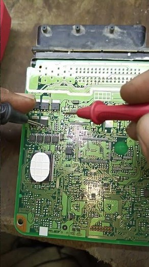 ECM Repairing Code #P0010 VVTI Actuator Not Working #shorts