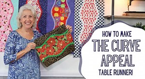 62 reactions · 6 comments | Pat shows you just how quick AND easy it is to make the Curve Appeal Table Runner by Tiger Lily Press, with some tips at the end of the video! There's no need to be afraid of sewing curves with this project! Link to everything Pat talks about: https://sewing.net/collections/curve-appeal-table-runner-video | The Sewing Studio Fabric Superstore | Facebook