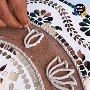 109K views · 1.5K reactions | Mosaic और Lippan Art से बनी Royal Wall...