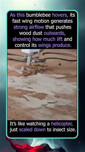 How Bumblebee Wings Create Helicopter-Like Force