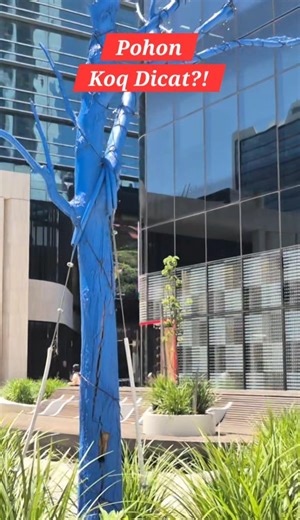POHON DICAT BIRU BAGIAN DARI BLUE TREE PROJECT - GERAKAN PENYADARAN KESEHATAN MENTAL