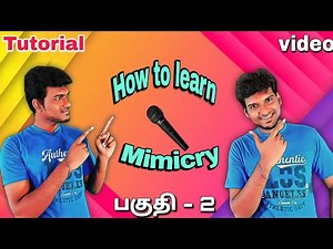 How to learn mimicry | part - 2 | Mimicry tutorial | SanDyKuMaaru