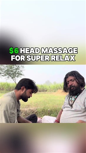 $6 HEAD MASSAGE FOR SUPER RELAX #massage #headmassage #stressrelief #asmrmassage #asmrsounds