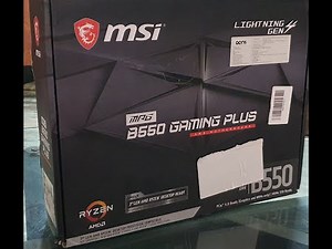MSI B550 Gaming Motherboard BIOS update by USB Flash Function Without a CPU (Ryzen 5000 series)