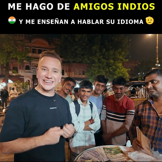 ME HAGO DE AMIGOS INDIOS Y ME ENSEÑAN A HABLAR SU IDIOMA Una experiencia auténtica y divertida aprendiendo frases locales directamente de nuevos amigos en la india. 🇮🇳🗣️ #India #Viajes #Idioma #CulturaIndia #AventuraHumana | Oscar Alejandro