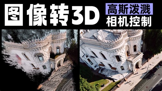 用3D高斯泼溅实现丝滑“绕机位”自由，Qwen-Edit-2511，ComfyUI工作流 LORA全套打包