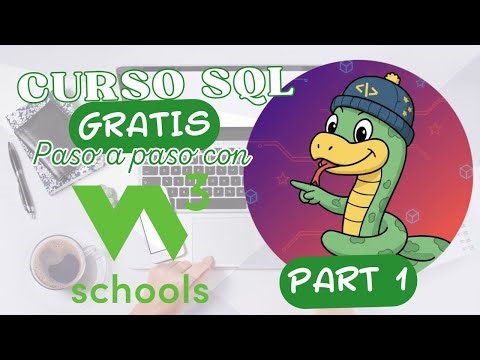 Curso SQL desde 0 con W3SCHOOLS, PASO A PASO PART 1 #sql #tutorial