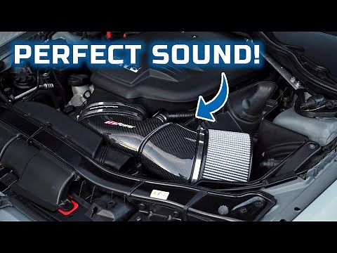 Easiest Way to Add More Induction Sound to your BMW M3! (aFe Carbon Fiber Intake Install)