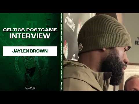 Jaylen Brown on Jayson Tatum Return | Celtics vs Mavericks Postgame Interview