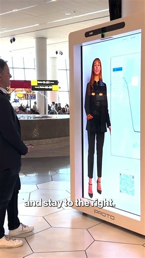 LaGuardia Airport launches interactive AI hologram ‘Bridget’ #shorts